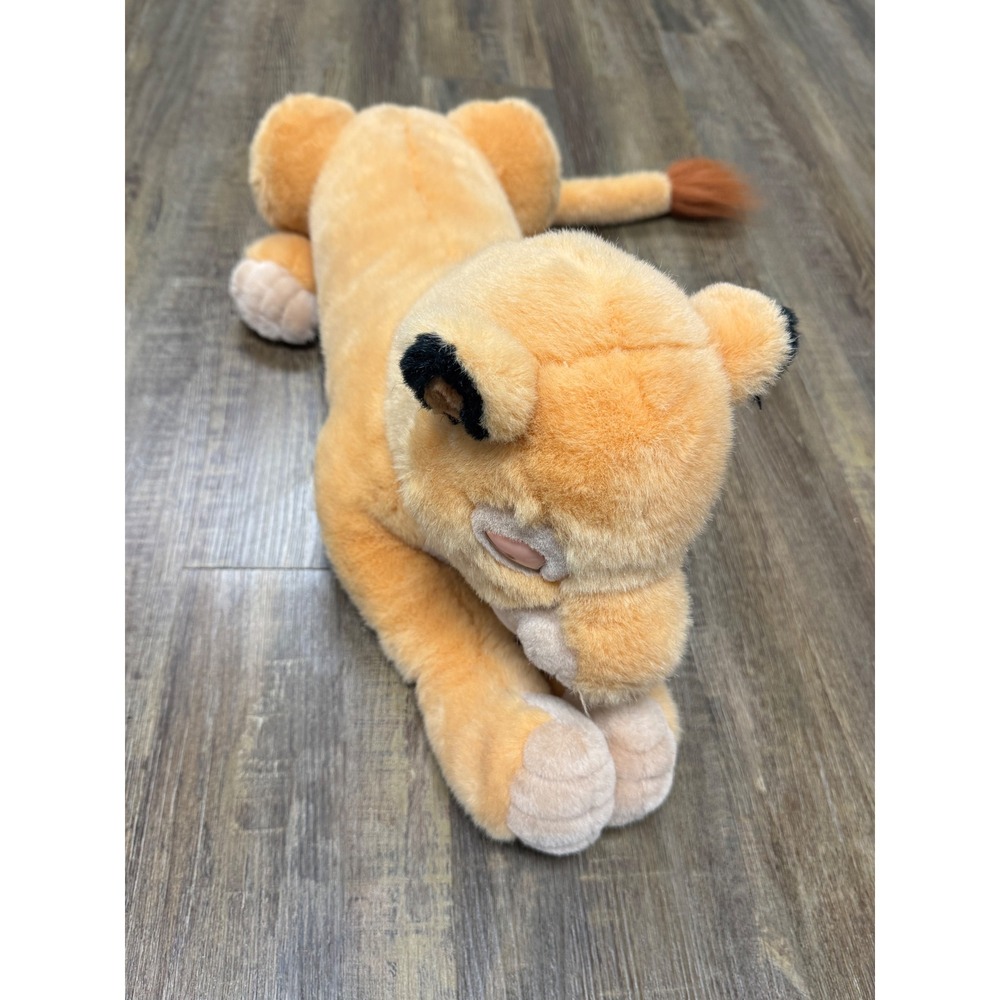 Disney Store Lion King Nala Plush Toy Kids Orange Realistic Laying Pouncing